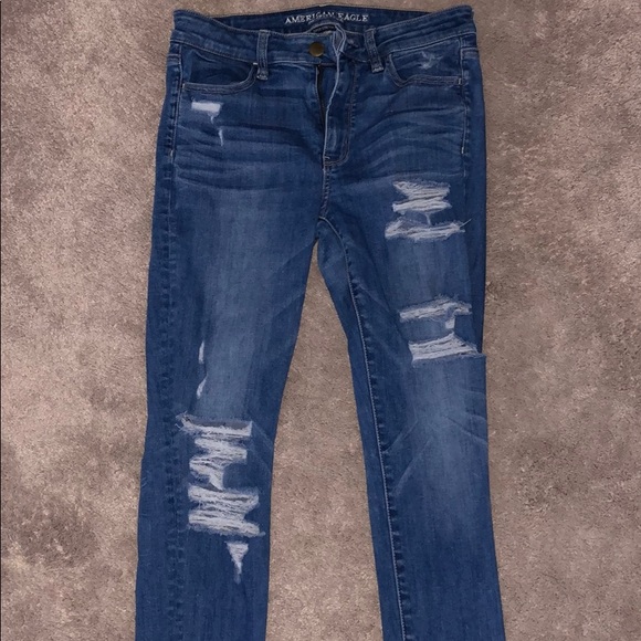 american eagle outfitters jeans ripped